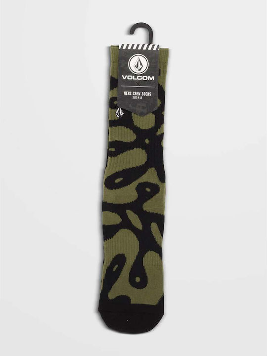 Volcom Ζephyr Men's Socks Wintermoss Green