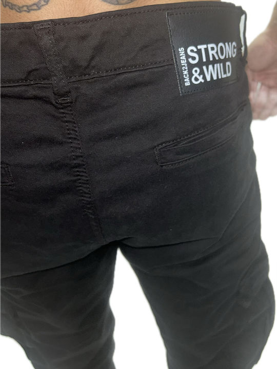 Παντελόνι Cargo Ελαστικό Black