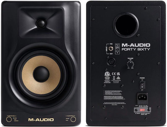 M-Audio Forty Sixty Studio Active Speaker 2 No of Drivers with Bluetooth Brown (Piece)