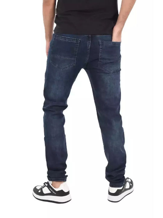 Giani 5 Men's Denim Pants in Slim Fit Bleu Fonce