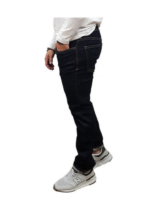 Pepe Jeans Hatch Ανδρικό Παντελόνι Τζιν Ελαστικό Slim Fit Dark Blue Denim