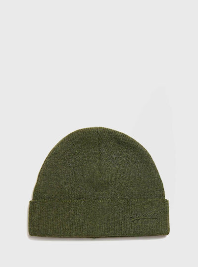 D3 Sdna Essential Logo Knitted Beanie Beanie Beanie Knitted in Green color
