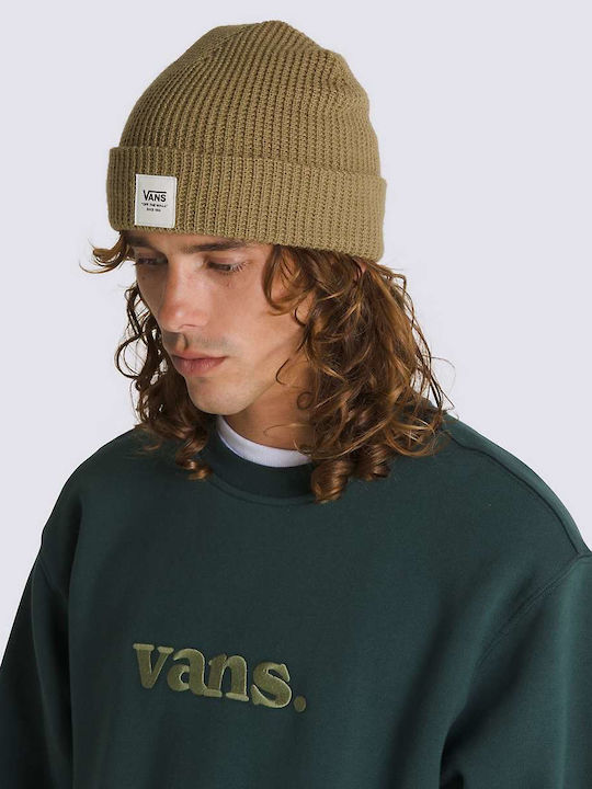 Vans Beanie Unisex Beanie Knitted in Green color