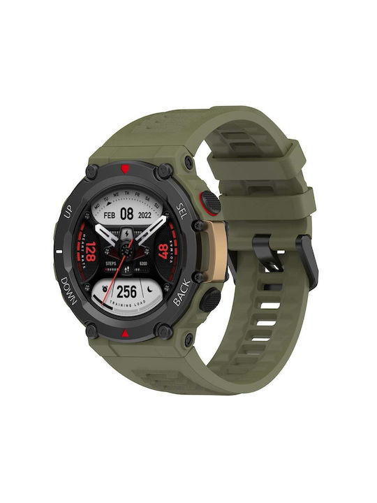 Techsuit Λουράκι Σιλικόνης Μπλε (Amazfit T-Rex 2)