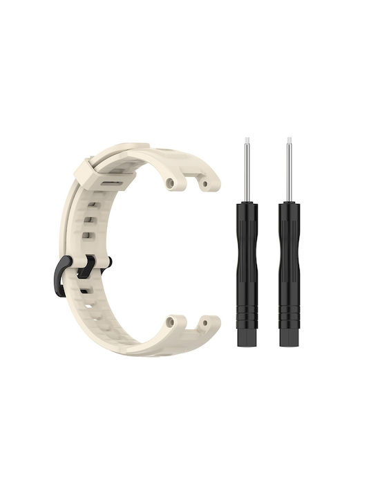 Techsuit Armband Silikon Weiß (Amazfit T-Rex)