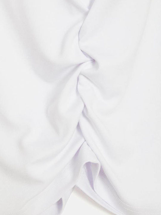Γυναικείο T-shirt Πουά White
