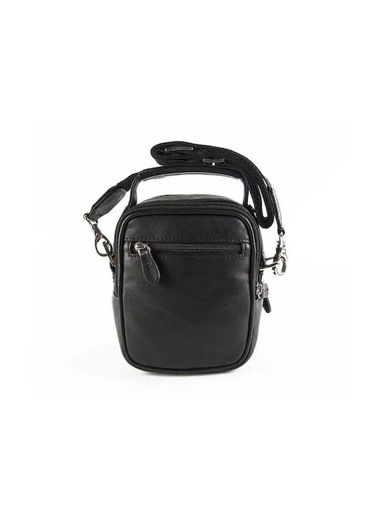 Leather Creations XK Leather Men's Bag Shoulder / Crossbody Black