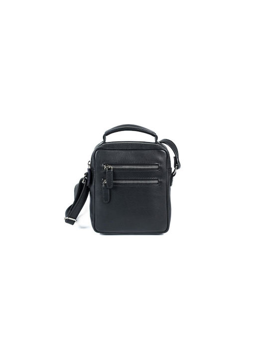 Leather Creations XK Leather Men's Bag Shoulder / Crossbody Black