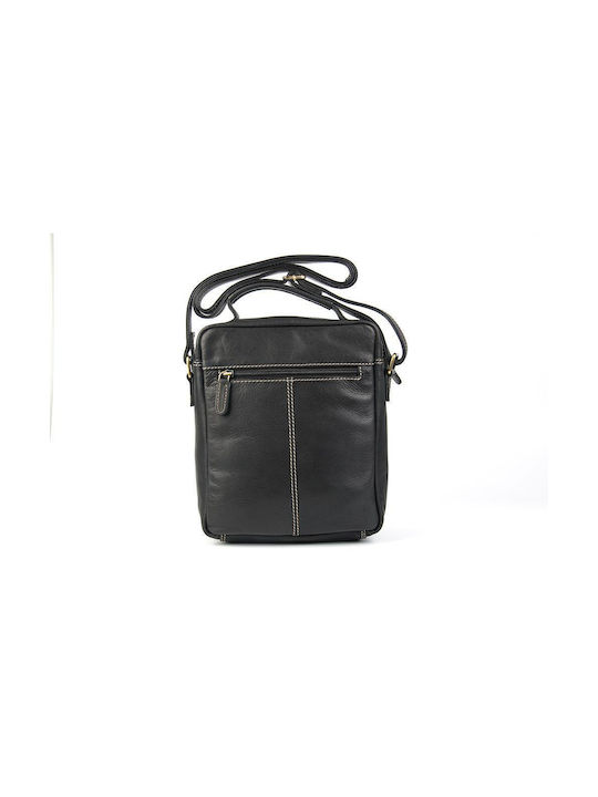 Leather Creations XK Leather Men's Bag Shoulder / Crossbody Black