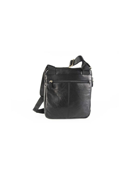 Leather Creations XK Leather Men's Bag Shoulder / Crossbody Black