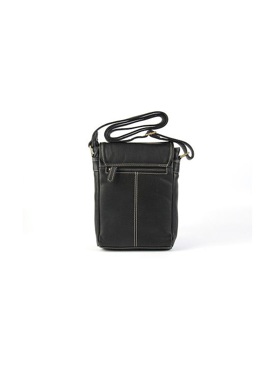 Leather Creations XK Leather Men's Bag Shoulder / Crossbody Black