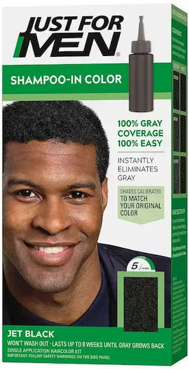 Just For Men Formula Originală Șampon Colorant Fără Amoniac H60 Negru Jet Natural 66ml