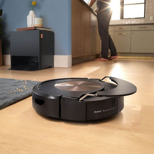 iRobot Roomba Combo j9+ Roboter-Staubsauger mit Optischer Kartierung Schwarz