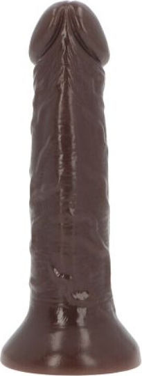 Toyz4lovers Ρεαλιστικό Dildo με Βεντούζα Καφέ 13.5cm