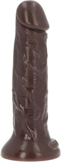Toyz4lovers Ρεαλιστικό Dildo με Βεντούζα Καφέ 13.5cm