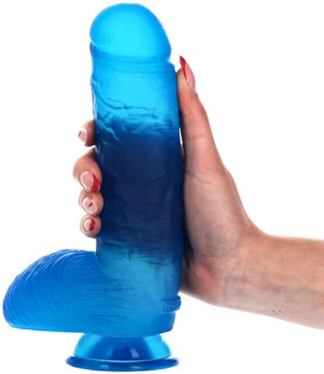 Toyz4lovers Ulisse Реалистично дилдо с Топки и Вендуза Син 22.5см