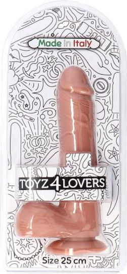 Toyz4lovers Ρεαλιστικό Dildo με Όρχεις Flesh 23cm