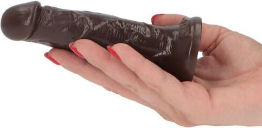 Toyz4lovers Ρεαλιστικό Dildo με Βεντούζα Καφέ 13.5cm