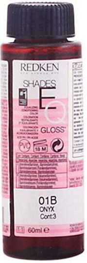 Redken Shades EQ Gloss Temporary Hair Dye no Ammonia 01b Onyx 3x60ml