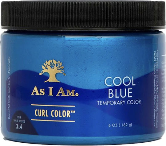 As I Am Curl Color Temporärer Farbstoff Für Haarfärbemittel Cool Blau 182gr