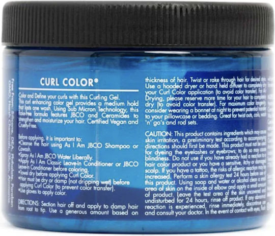 As I Am Curl Color Temporärer Farbstoff Für Haarfärbemittel Cool Blau 182gr