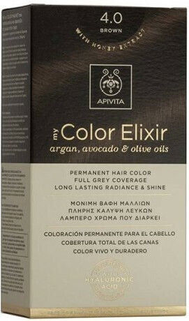 Apivita My Color Elixir Hair Dye no Ammonia 4.0 Natural Chestnut 50ml