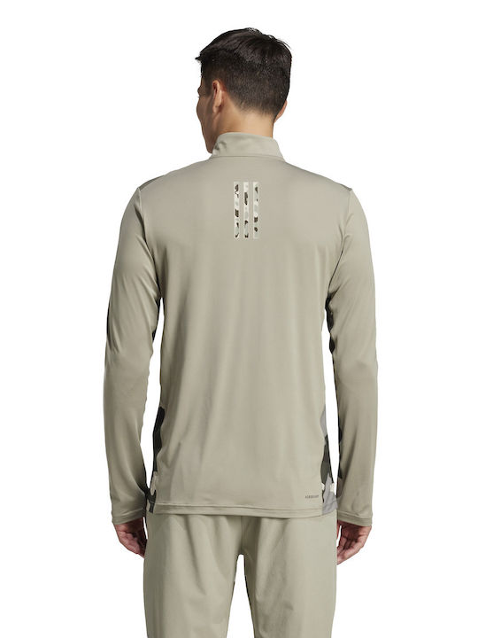 1/4-zip Men's Blouse Silver