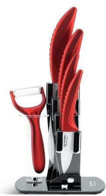 Edenberg Knife Set with Block from Ceramic 6pcs