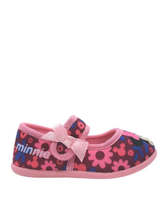 Papuci copii Burgundy Minnie