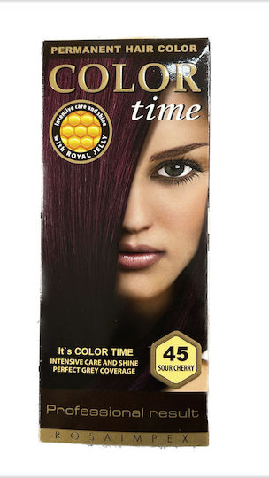 Rosa Impex Color Time Βαφή Μαλλιών 45 Sour Cherry 40ml