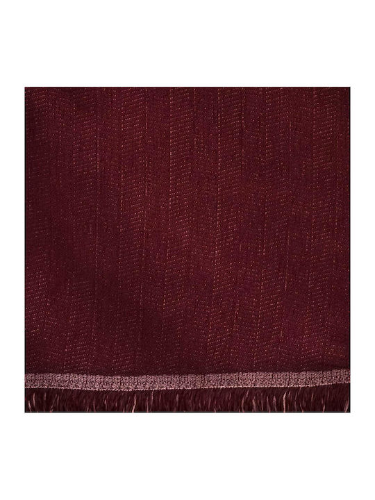 Cotone Solo Ριχτάρι Πολυθρόνας Chenille 170x170εκ. Μπορντό 485170