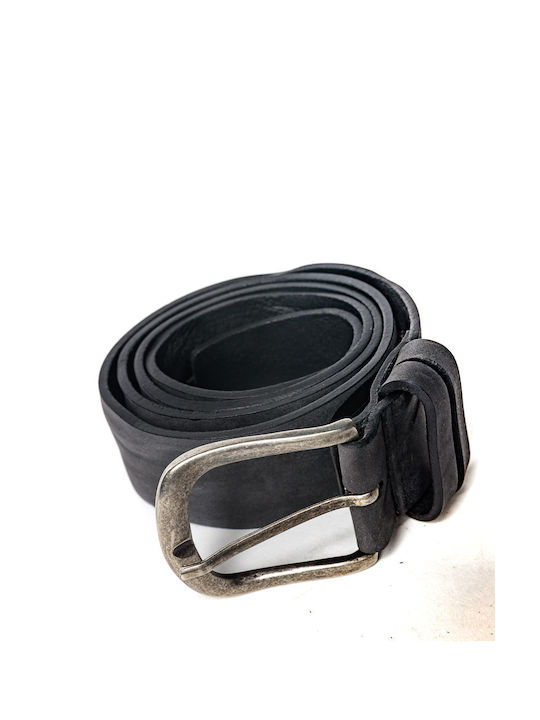 Devergo Men's Leather Belt Gray