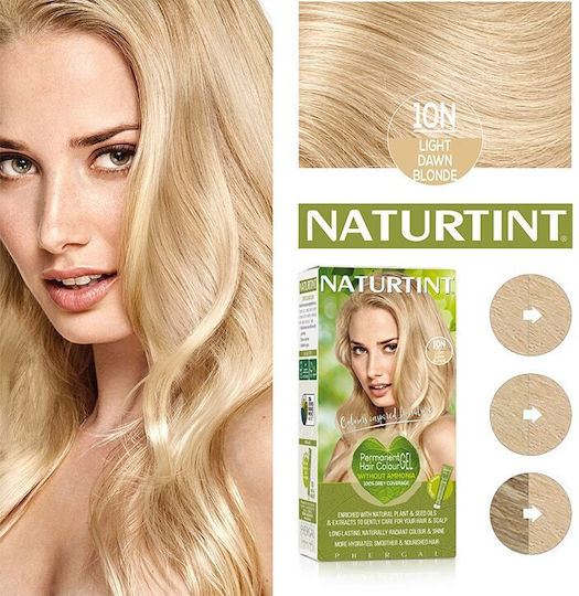 Naturtint Permanenter Haarfärbemittel Χωρίς Αμμωνία 10n Ξανθό Πλατινέ 165ml