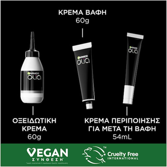 Garnier Olia Βαφή Μαλλιών Χωρίς Αμμωνία 6.35 Ξανθό Σκούρο Καφέ 60gr