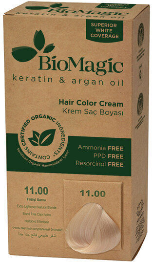 BioMagic Haarfärbemittel 11.00 – Extra Hell Natürliche Blonde 60ml