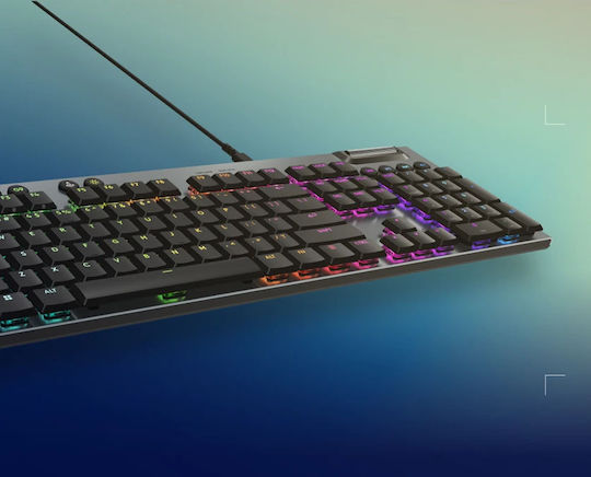 Logitech G915 X Gaming Μηχανικό Πληκτρολόγιο με GL Tactile διακόπτες και RGB φωτισμό (Αγγλικό US)