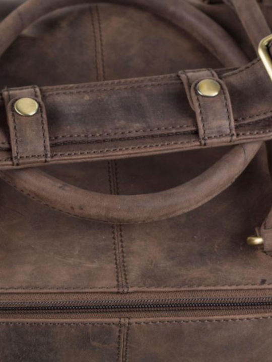 Leder Damentasche Handtasche Braun