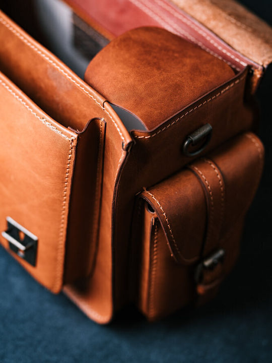 Leder Damentasche Umhängetasche Tabac Braun