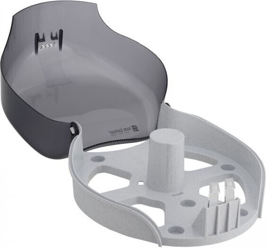 High-quality Abs Toilet Paper Dispenser 1 Roll Maximum Diameter 23 Cm Smoky