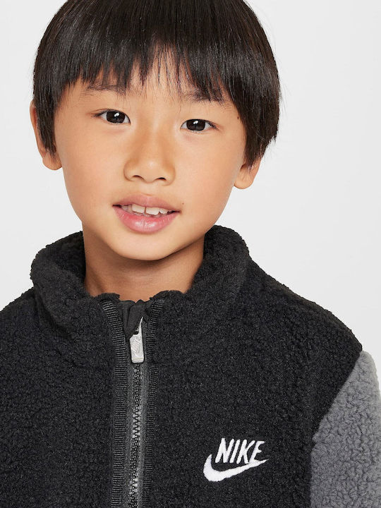 Athletic Kids Cardigan Black/Grey