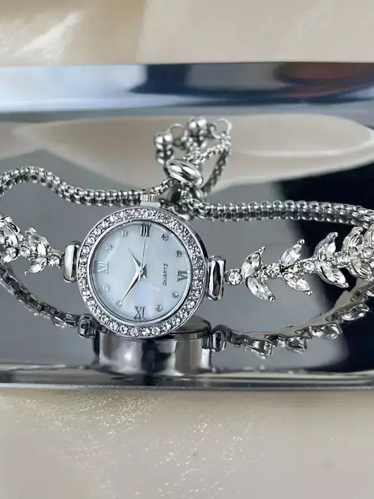 Women's Watch with Silver Metal Bracelet