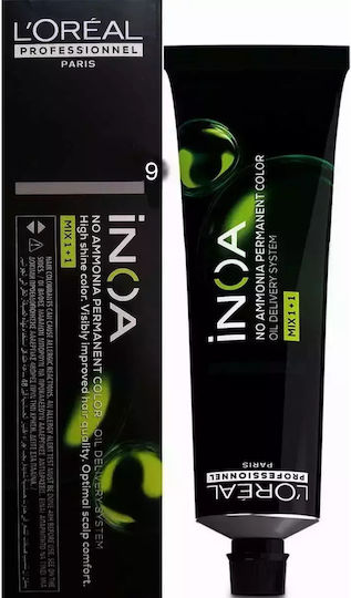 L'Oréal Professionnel Inoa Hair Dye no Ammonia 9 Blonde Very light 60gr