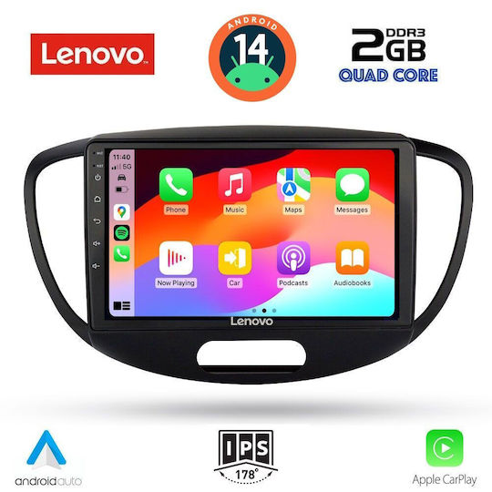 Lenovo Автомобилна Аудио Система (Блутут/USB/AUX/WiFi/GPS/Apple-Carplay/Android-Auto) с Тъчскрийн 9"