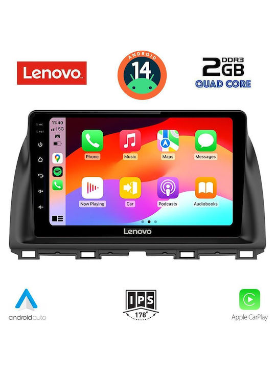 Lenovo Car Audio System for Mazda CX-5 2013-2017 (Bluetooth/USB/AUX/WiFi/GPS) with Touch Screen 10"