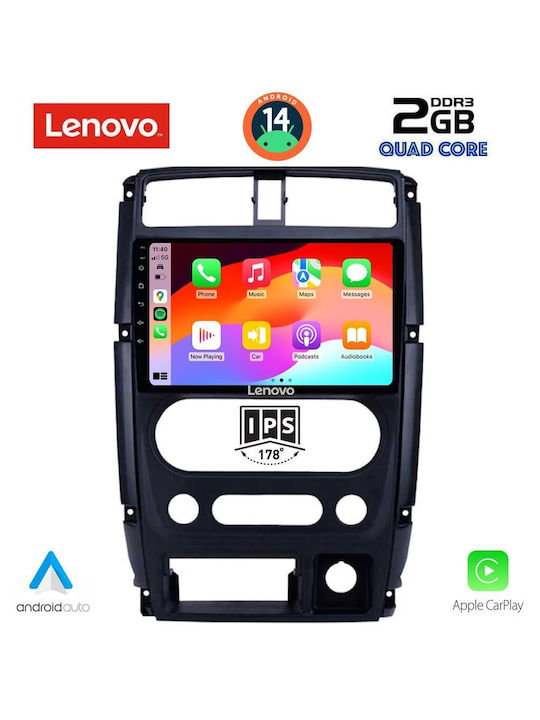 Lenovo Car Audio System for Suzuki Jimny 2007-2017 (Bluetooth/USB/AUX/WiFi/GPS) with Touch Screen 9"