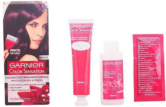 Μόνιμη Βαφή Color Sensation Garnier 4.0 Castaño