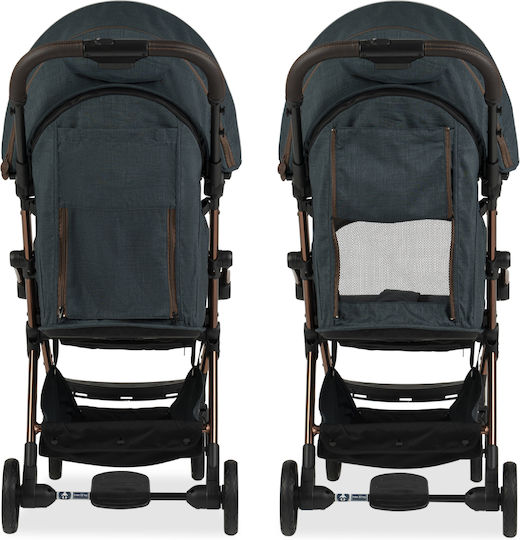Leclerc Baby Influencer Air Cărucior pentru Bebeluși Potrivit de la 6+ Luni albastru denim 6.6kg