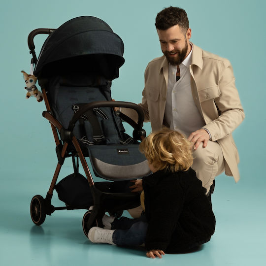 Leclerc Baby Influencer Air Cărucior pentru Bebeluși Potrivit de la 6+ Luni albastru denim 6.6kg