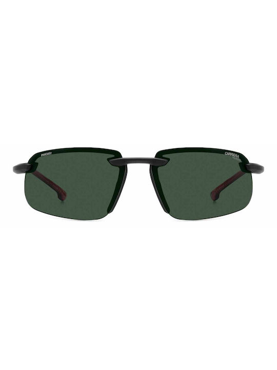 Carrera Carduc Men's Sunglasses with Black Metal Frame and Green Lens 043/S 003/UC