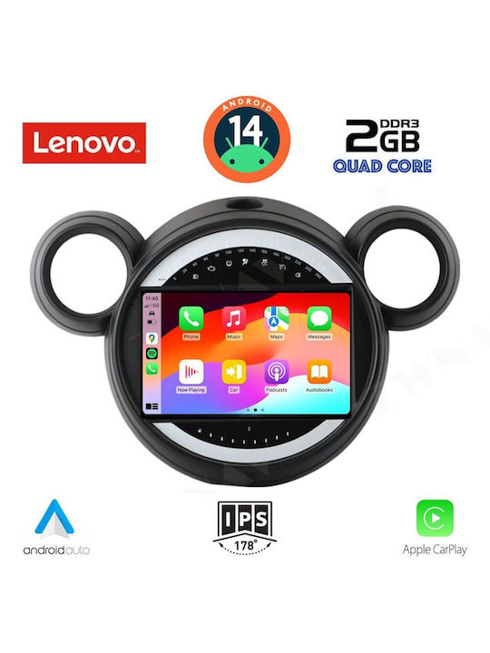 Lenovo Car Audio System for Mini Countryman / Paceman (Bluetooth/USB/AUX/WiFi/GPS) with Touch Screen 9"